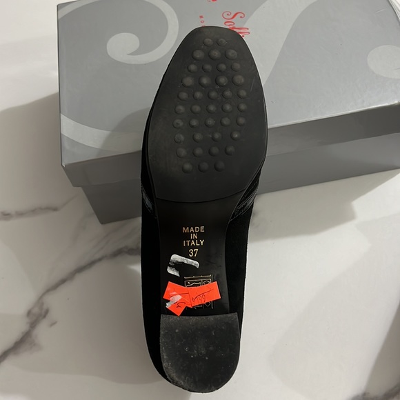 Clearance❗️ New with box Black Shoes Size 7 Made in Italy 🇮🇹 by Soffice Sogno - Picture 3 of 3